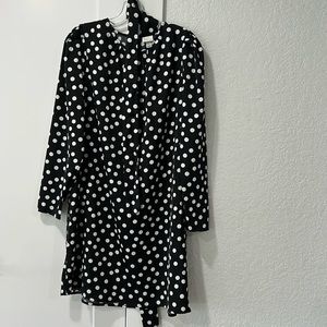 Black with white polka dot dress by Target brand a new day
